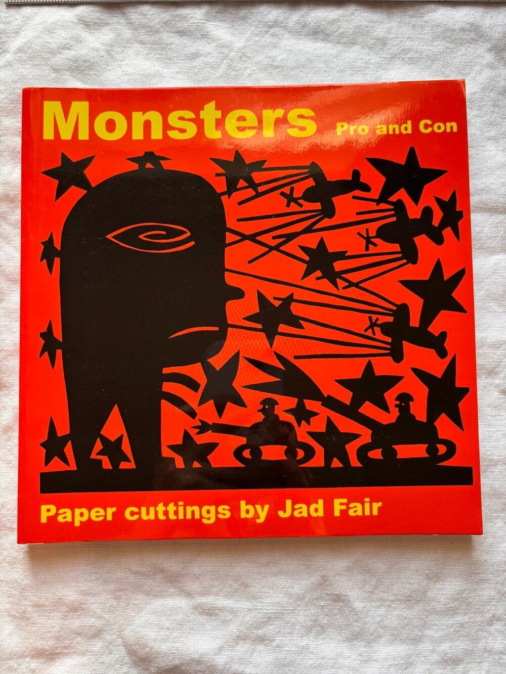 Monsters Pro and Con Jad Fair Paper Cuttings Hardcover Half Japanese Art Book
